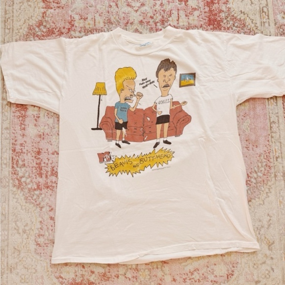 Men’s Vintage Beavis and Butt-Head Graphic T-Shirt